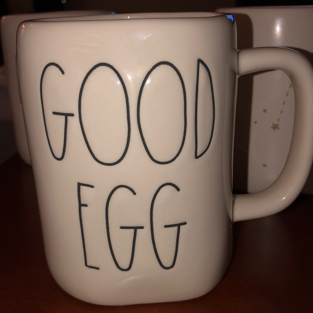 Rae Dunn “Good Egg / Bad Egg” Ceramic Mug